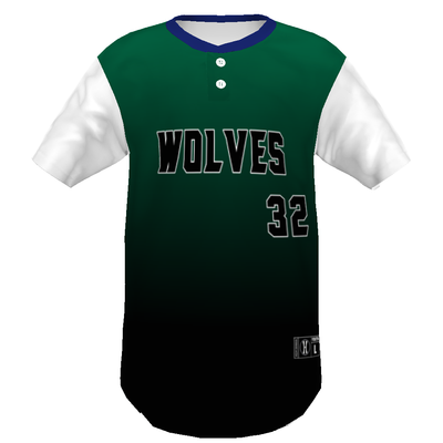 Youth FreeStyle Sublimated Pin-Dot 2-Button Baseball Jersey