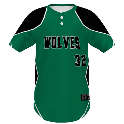 Youth FreeStyle Sublimated Pin-Dot 2-Button Baseball Jersey