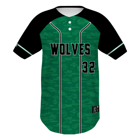 Youth FreeStyle Sublimated Pin-Dot 2-Button Baseball Jersey