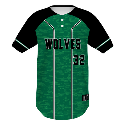 Youth FreeStyle Sublimated Pin-Dot 2-Button Baseball Jersey