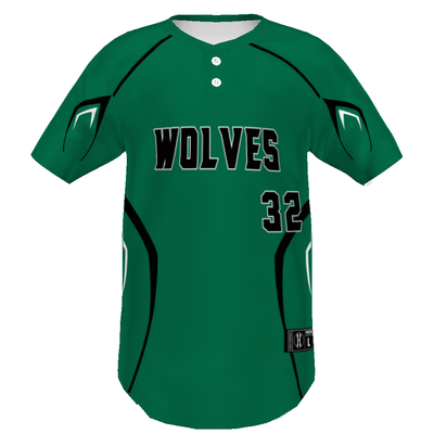 Youth FreeStyle Sublimated Pin-Dot 2-Button Baseball Jersey