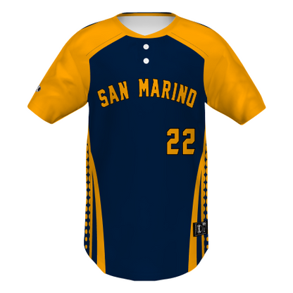 Youth FreeStyle Sublimated Lightweight Two-Button Baseball Jersey