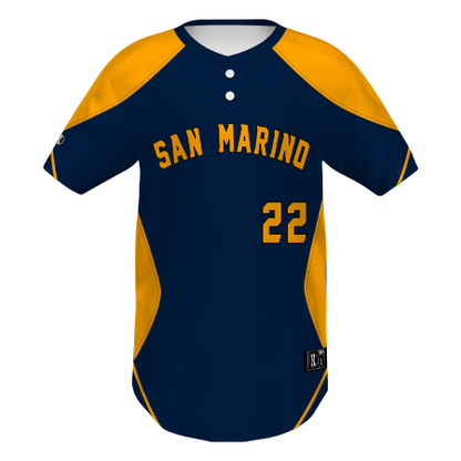 Youth FreeStyle Sublimated Lightweight Two-Button Baseball Jersey