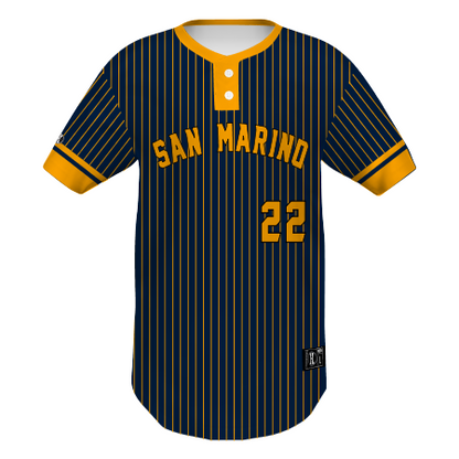 Youth FreeStyle Sublimated Lightweight Two-Button Baseball Jersey