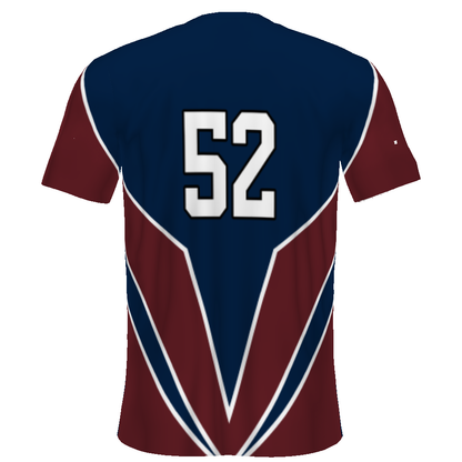 Youth FreeStyle Sublimated Turbo V-Neck Baseball Jersey