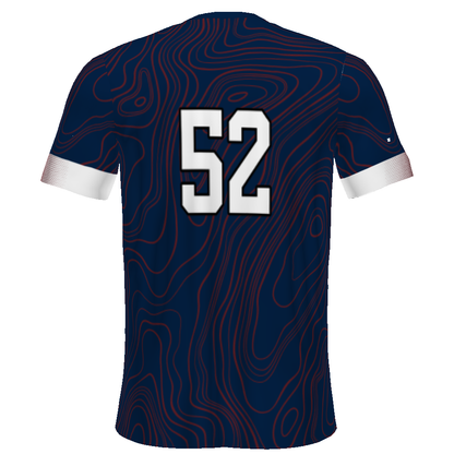 Youth FreeStyle Sublimated Turbo V-Neck Baseball Jersey