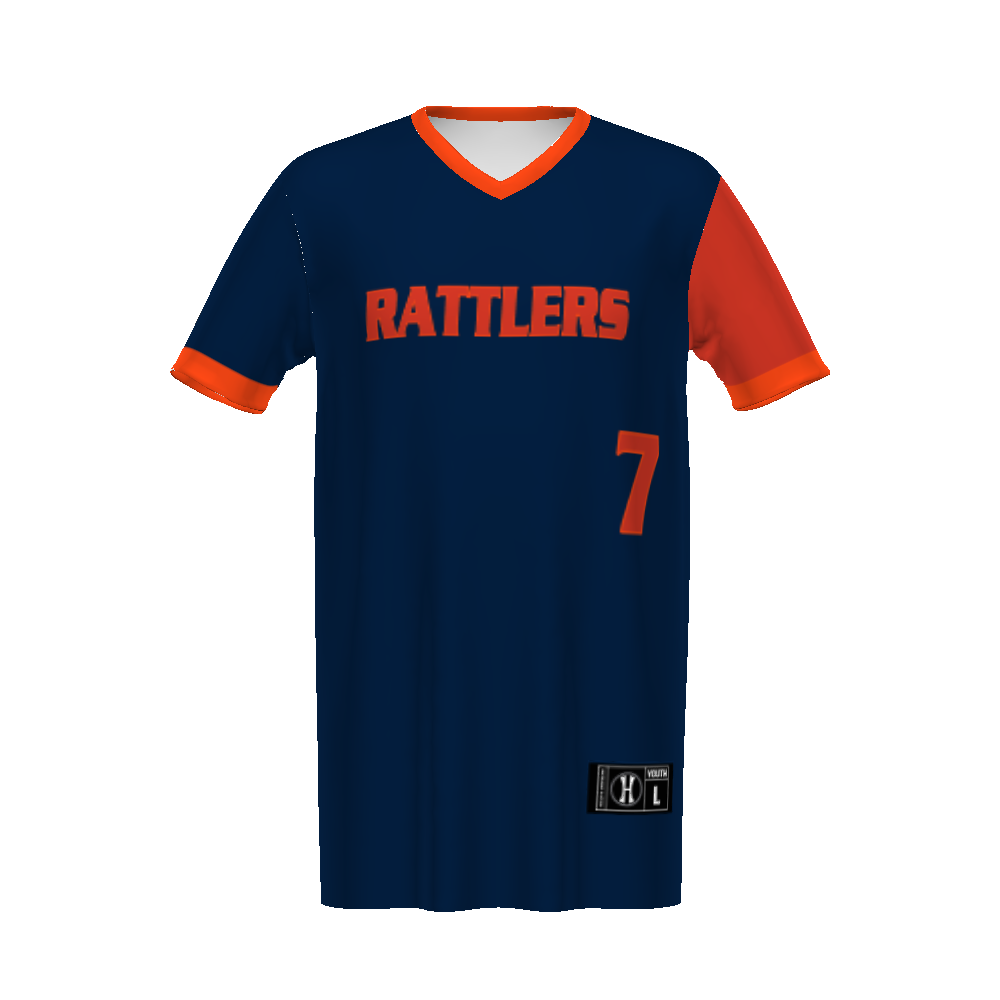 Youth FreeStyle Sublimated Turbo Lightweight Reversible V-Neck Baseball Jersey
