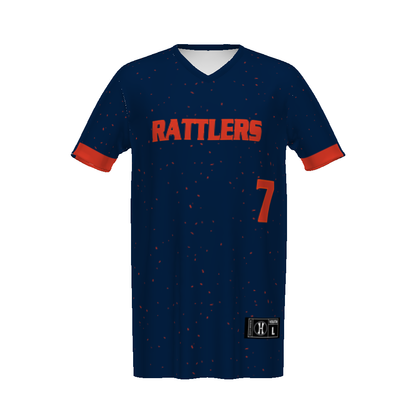 Youth FreeStyle Sublimated Turbo Lightweight Reversible V-Neck Baseball Jersey