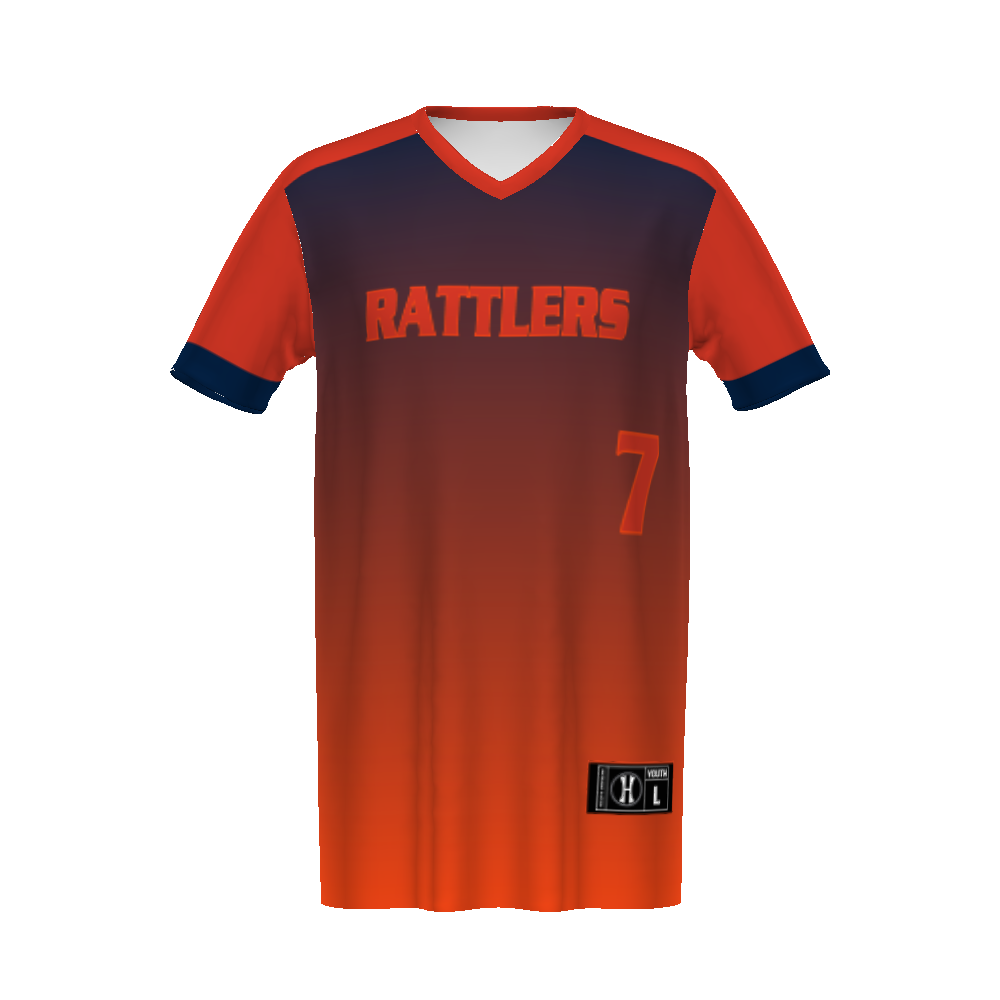 Youth FreeStyle Sublimated Turbo Lightweight Reversible V-Neck Baseball Jersey
