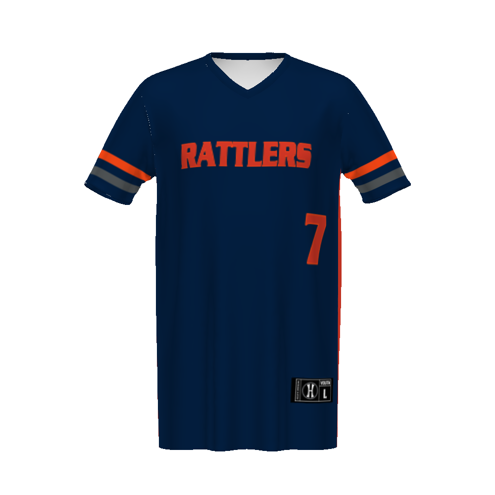 Youth FreeStyle Sublimated Turbo Lightweight Reversible V-Neck Baseball Jersey