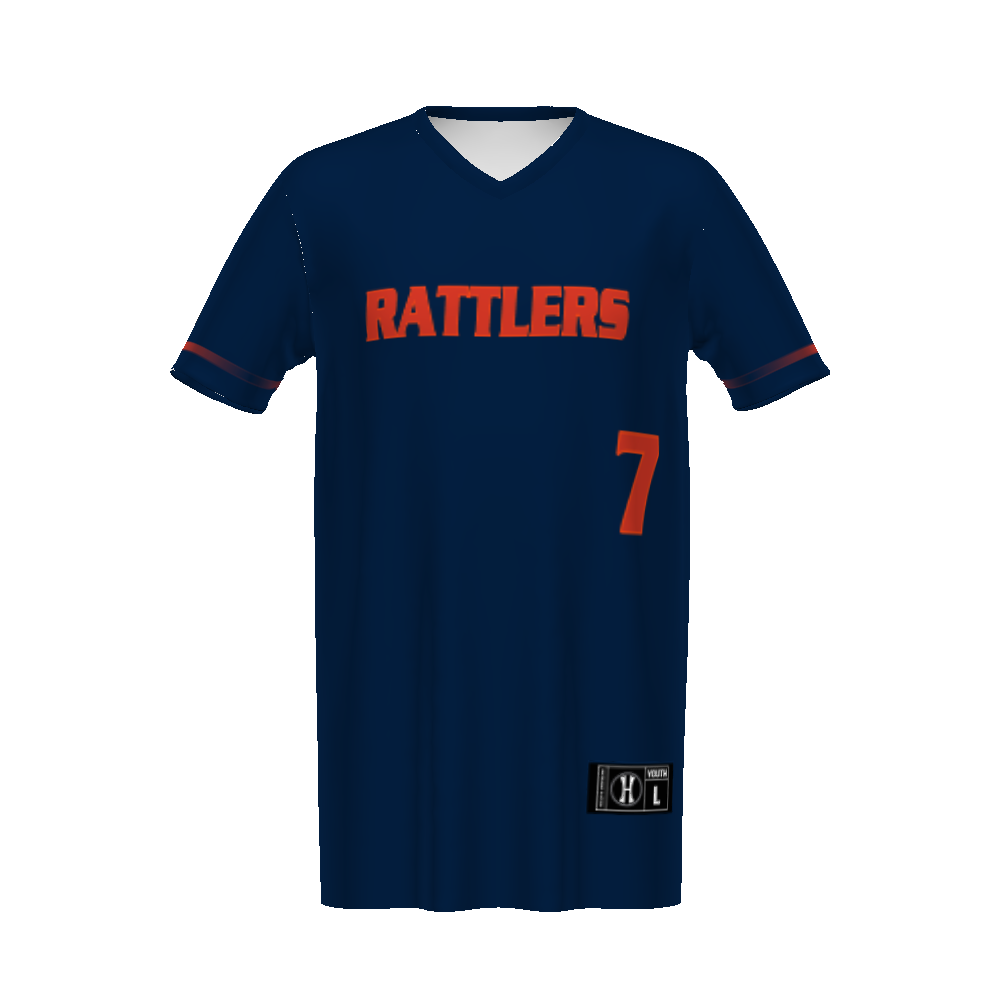 Youth FreeStyle Sublimated Turbo Lightweight Reversible V-Neck Baseball Jersey