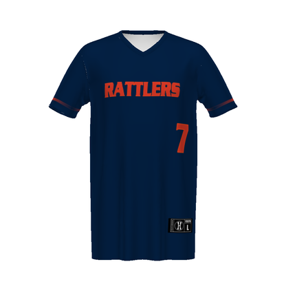 Youth FreeStyle Sublimated Turbo Lightweight Reversible V-Neck Baseball Jersey