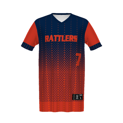Youth FreeStyle Sublimated Turbo Lightweight Reversible V-Neck Baseball Jersey