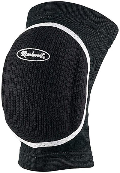 Markwort Bubble Knee Pads in Black color on white background