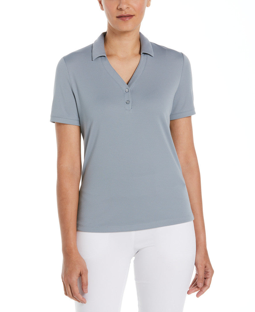 Ladies Micro Texture Polo