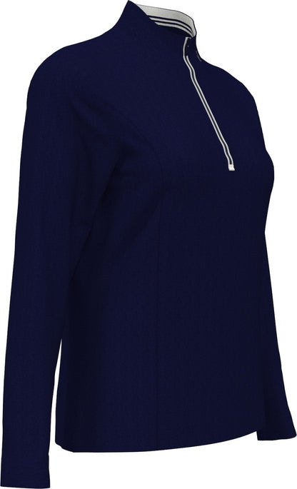 Ladies Clubhouse Mock Pullover