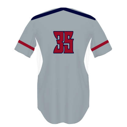Youth FreeStyle Sublimated Two-Button Performance Mesh Baseball Jersey