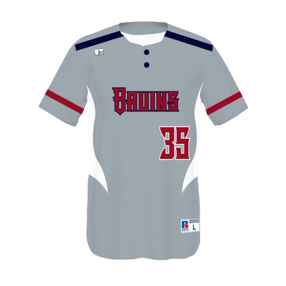 Youth FreeStyle Sublimated Two-Button Performance Mesh Baseball Jersey