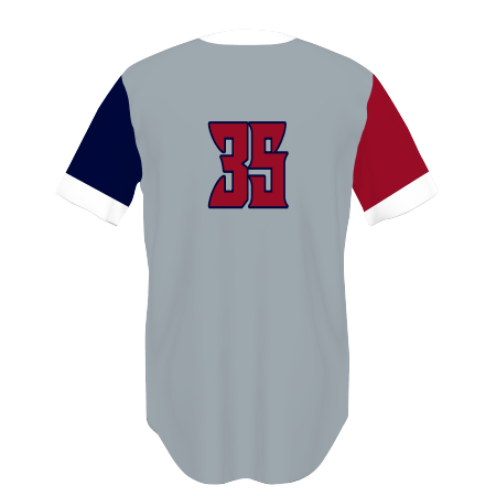 Youth FreeStyle Sublimated Two-Button Performance Mesh Baseball Jersey