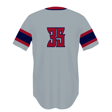Youth FreeStyle Sublimated Two-Button Performance Mesh Baseball Jersey