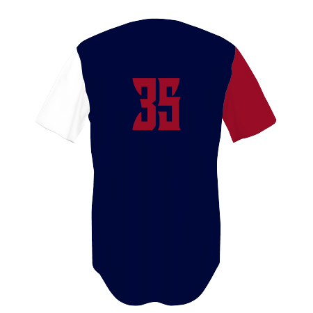 Youth FreeStyle Sublimated Two-Button Performance Mesh Baseball Jersey
