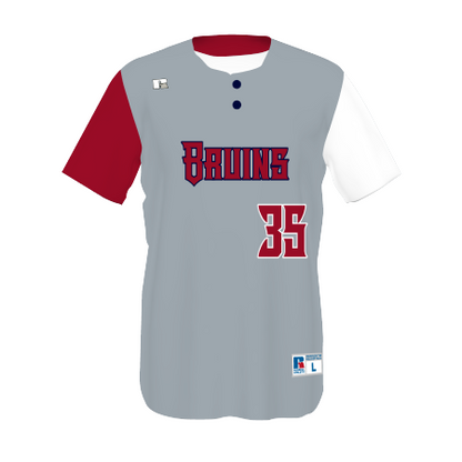 Youth FreeStyle Sublimated Two-Button Performance Mesh Baseball Jersey