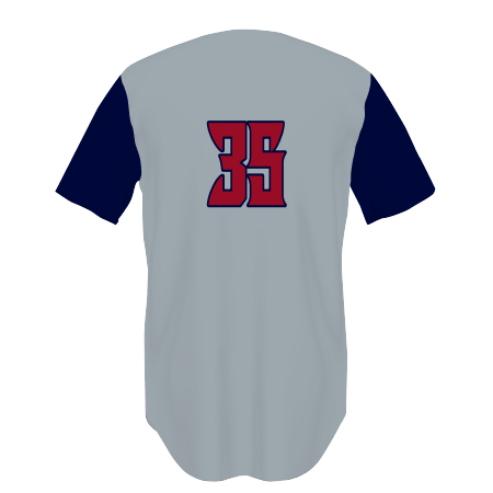 Youth FreeStyle Sublimated Two-Button Performance Mesh Baseball Jersey