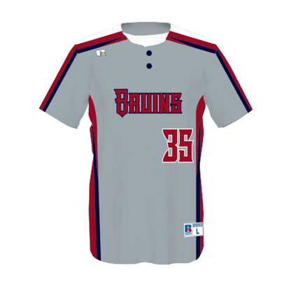 Youth FreeStyle Sublimated Two-Button Performance Mesh Baseball Jersey