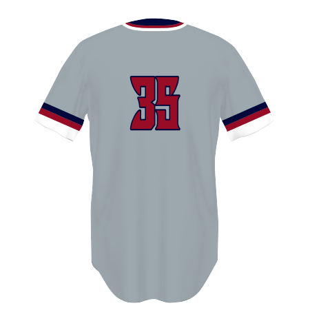 Youth FreeStyle Sublimated Two-Button Performance Mesh Baseball Jersey