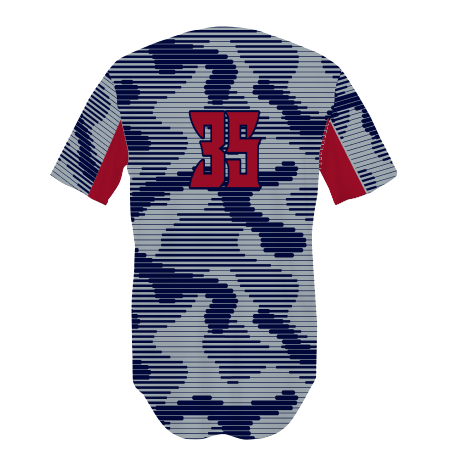 Youth FreeStyle Sublimated Two-Button Performance Mesh Baseball Jersey