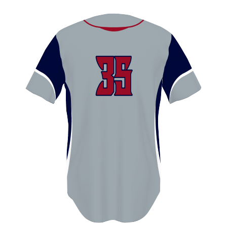 Youth FreeStyle Sublimated Two-Button Performance Mesh Baseball Jersey
