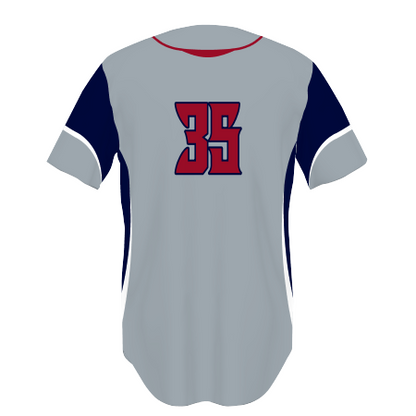 Youth FreeStyle Sublimated Two-Button Performance Mesh Baseball Jersey