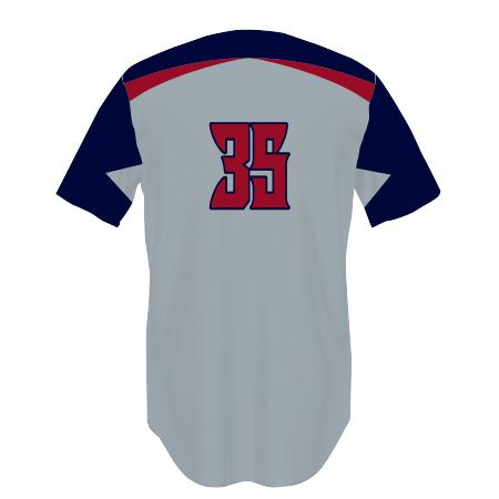 Youth FreeStyle Sublimated Two-Button Performance Mesh Baseball Jersey