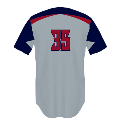 Youth FreeStyle Sublimated Two-Button Performance Mesh Baseball Jersey