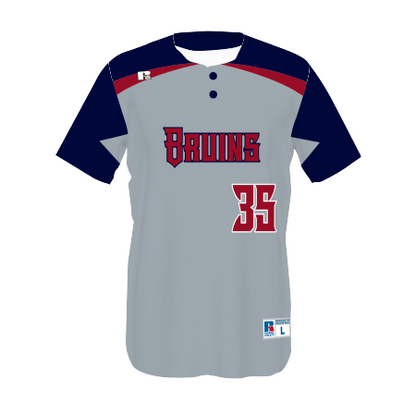 Youth FreeStyle Sublimated Two-Button Performance Mesh Baseball Jersey