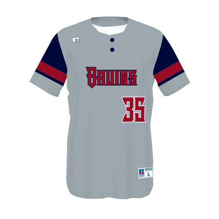 Youth FreeStyle Sublimated Two-Button Performance Mesh Baseball Jersey