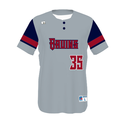 Youth FreeStyle Sublimated Two-Button Performance Mesh Baseball Jersey