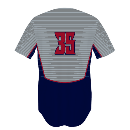 Youth FreeStyle Sublimated Two-Button Performance Mesh Baseball Jersey