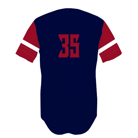 Youth FreeStyle Sublimated Two-Button Performance Mesh Baseball Jersey