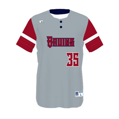 Youth FreeStyle Sublimated Two-Button Performance Mesh Baseball Jersey