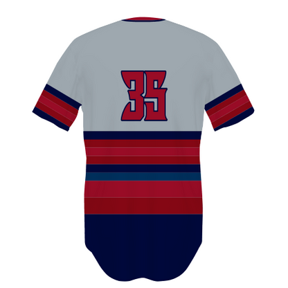 Youth FreeStyle Sublimated Two-Button Performance Mesh Baseball Jersey