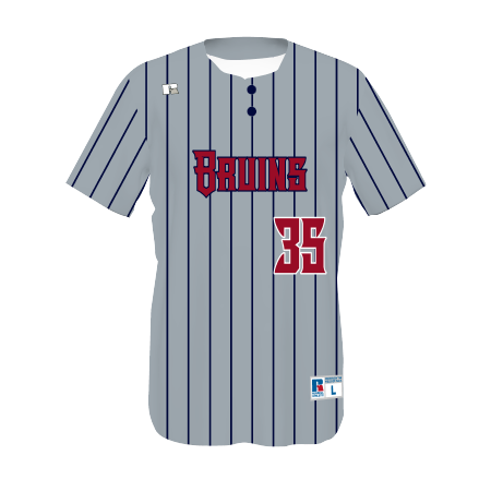 Youth FreeStyle Sublimated Two-Button Performance Mesh Baseball Jersey