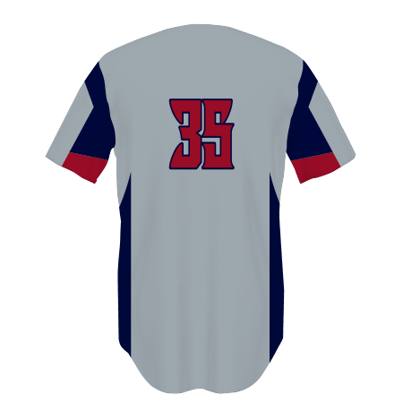 Youth FreeStyle Sublimated Two-Button Performance Mesh Baseball Jersey