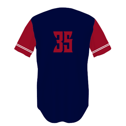 Youth FreeStyle Sublimated Two-Button Performance Mesh Baseball Jersey
