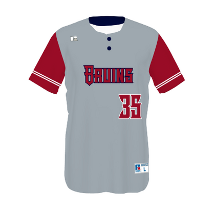 Youth FreeStyle Sublimated Two-Button Performance Mesh Baseball Jersey