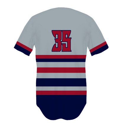 Youth FreeStyle Sublimated Two-Button Performance Mesh Baseball Jersey