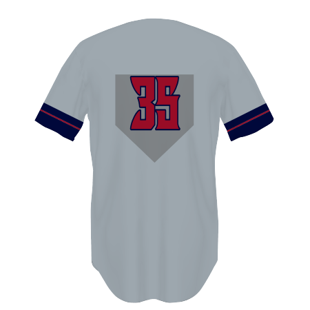 Youth FreeStyle Sublimated Two-Button Performance Mesh Baseball Jersey