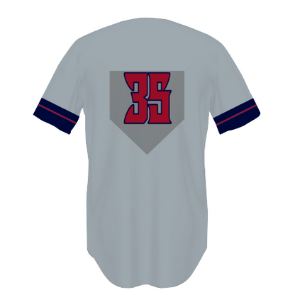 Youth FreeStyle Sublimated Two-Button Performance Mesh Baseball Jersey