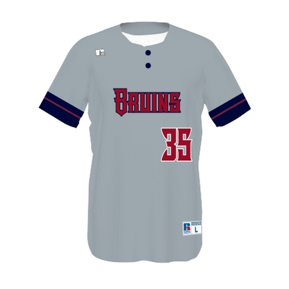 Youth FreeStyle Sublimated Two-Button Performance Mesh Baseball Jersey