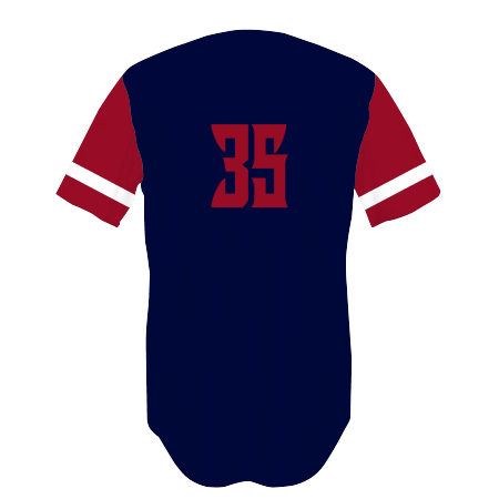 Youth FreeStyle Sublimated Two-Button Performance Mesh Baseball Jersey